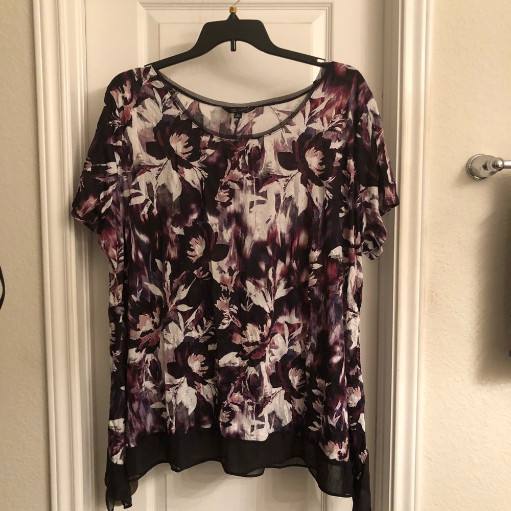 3x Plus size Simply Vera Vera Wang Blouse Top New